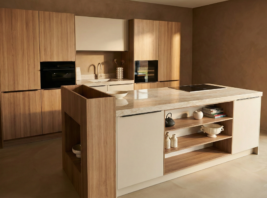 Moderne eilandkeuken met Dekton Arga bladen